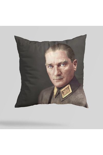 Özgüvenal Ataturk 4 Printed Pillow