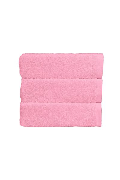 Lucy and Home Makeup, Face Towel Set of 3 30x30 Cm Pink
