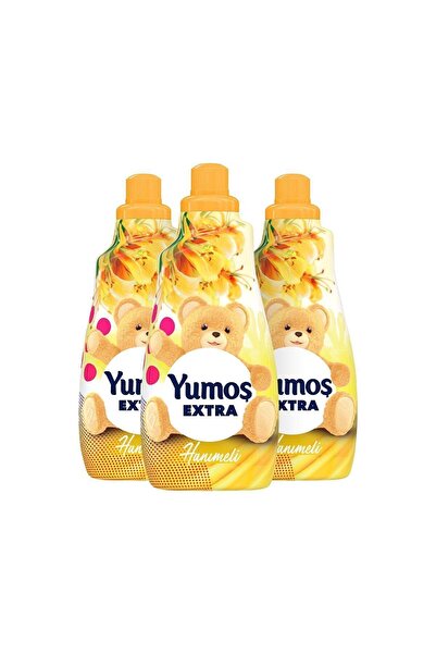 Yumoş Extra Konsantre Çamaşır Yumuşatıcısı Hanımeli 1440 ml 3'lü