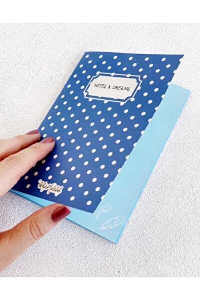 Bikutumutluluk Gift - Blue Polka Dot Notepad