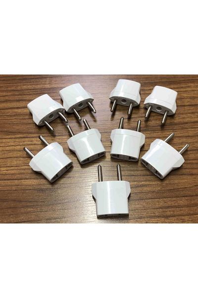 Kelepir Fırsatlar 9 Pieces American Tip Sockets Turkey Tip Socket Converter White Adapter