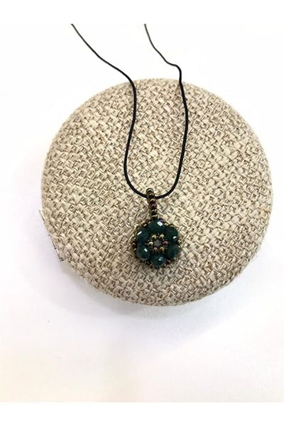 Hicaz Pazarı Handcrafted Bead Cevşen Green