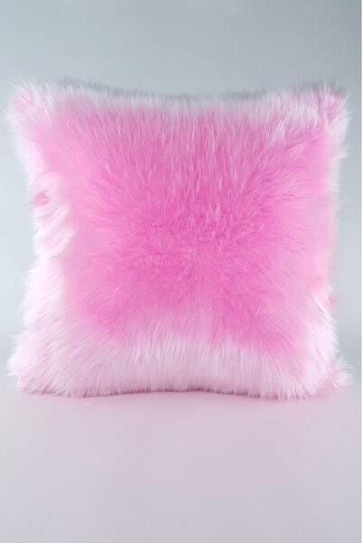 Paris Life Πελούς Θήκη διακοσμητικού μαξιλαριού Ροζ