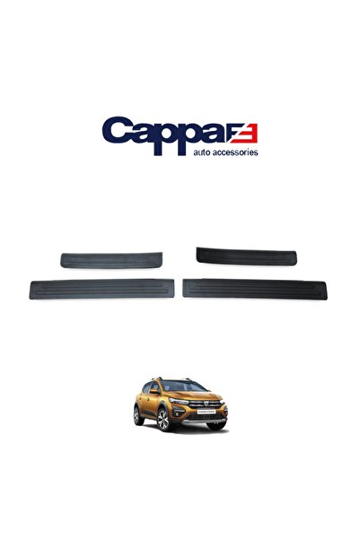 Genel Markalar Dacia Sandero 2021- Yılı ve Sonrası Uyumlu Kapı Eşiği 4 Parça