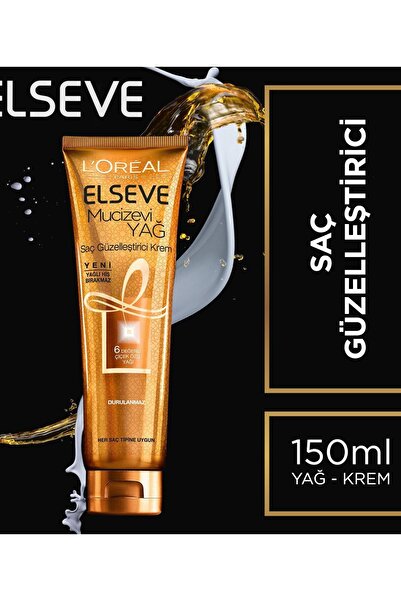 ELSEVE Mucizevi Yağ Saç Güzelleştirici Krem Tüm Saçlar Için 150ml