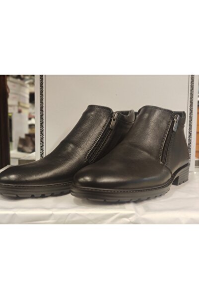 Yükselel Kundura Erkek Deri Kışlık Yarım Bot
