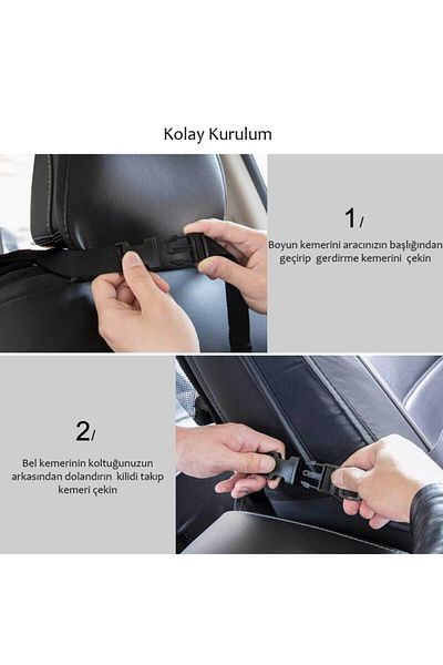 RevuBaby Car Seat Back Organizer Organizer with Seat Back Protector Tablet Pocket 2pcs