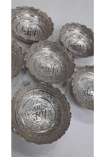 hüseyin ceran Verse Stone Date Snack Bowl 6 Pieces