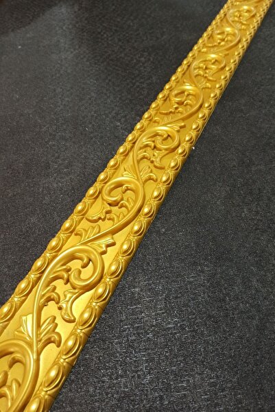Genel Markalar Saray Tavan Bordür Altın Renk 8 Cm *100 Cm