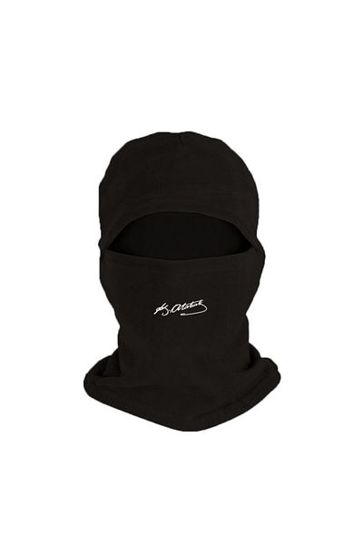 Fanze Kemal Atatürk Signature Printed Winter Fleece Snow Mask Black Rnz1467
