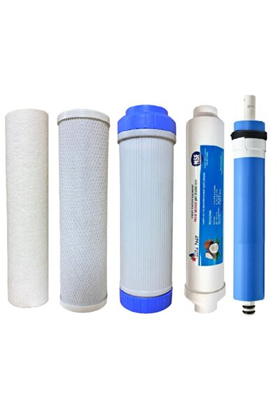 alkalinees Reverse Osmosis Açık Kasa Su Arıtma Filtresi 5li Set