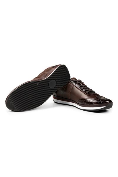 Ducavelli Marvelous Genuine Leather Men's Casual Shoes Brown