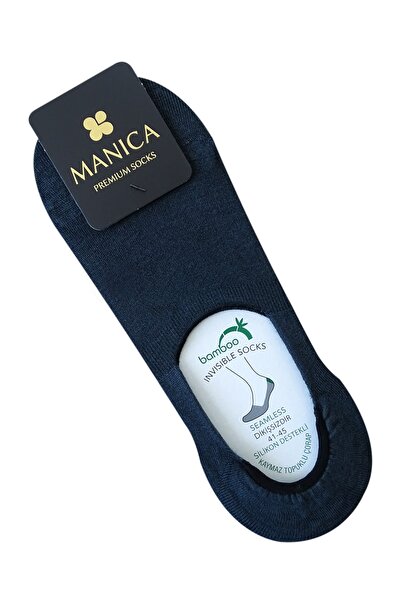 MANICA Șosete de balerină din bambus pentru bărbați, model afumat
