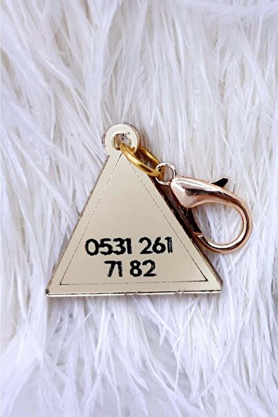 YENİ HEDİYELİK DÜNYAM Can Dostlarımıza Özel  Isim Numara Yazılı Kedi Köpek Künyeleri Küçük Irk Isimlikleri