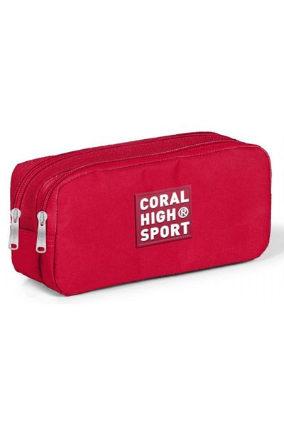 Coral High Sport Red Pen Bag - Δύο θήκες
