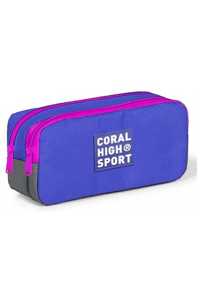 Coral High Αθλητική τσάντα στυλό δύο ματιών σε γκρι λεβάντα