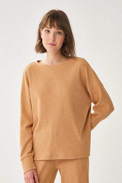 Dagi Sweatshirt - Gelb - Relaxed Fit