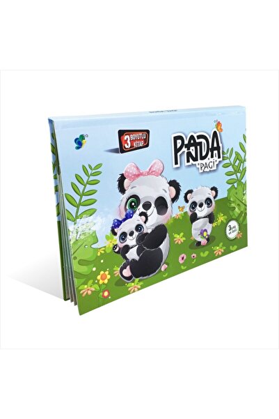 Bonkido 3 Boyutlu Kitap Panda Pagi 3d Kitap