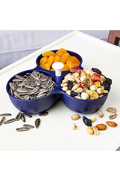 femen 3 Compartment Snack Bowl Nutrition Bowl Cntr00220
