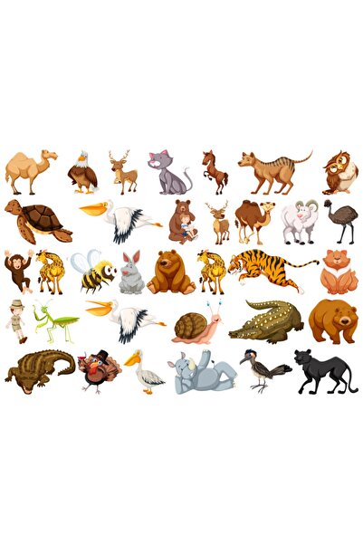 TELLGRAF مجموعة ملصقات تحت عنوان الحيوانات