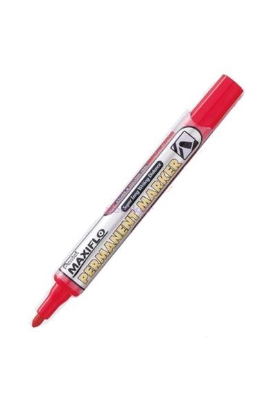 Pentel Maxiflo Permanent Markör Mürekkepli Yuvarlak Uç Kırmızı