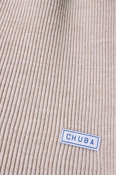CHUBA Kadın Selanik Triko Atkı Bej 22wk271