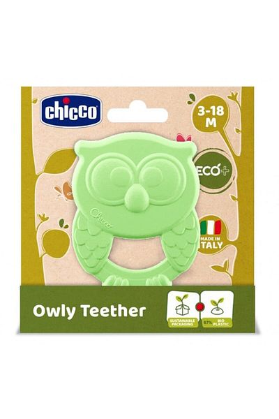 Chicco عضاضة شيكو أولي للأطفال من 3 إلى 18 شهرًا - أخضر
