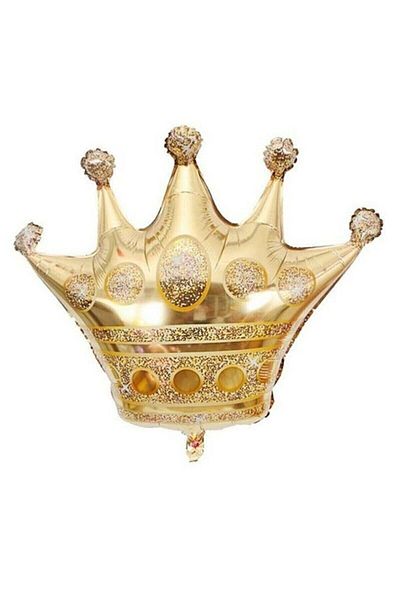BEST PARTİ DOĞUM GÜNÜ PARTİ SÜSLERİ King Crown Foil Balloon 10 Inch 25 Cm 1 Piece