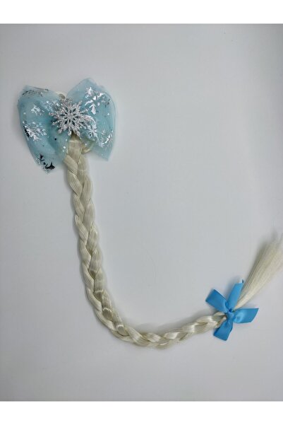 NO NAME TECH Mavi Örgü Saç Klips Toka