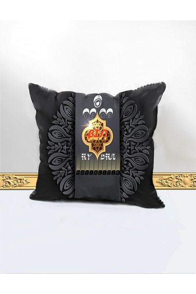 Benlisso Home Κάλυμμα μαξιλαριού ριχτάρι με θέμα Ramadan (RAMADAN) 45x45 Special Design