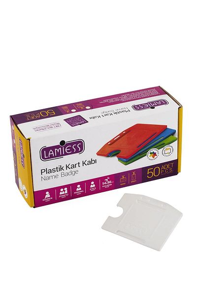 Lamiess Lms 214 Horizontal Plastic Card Container White