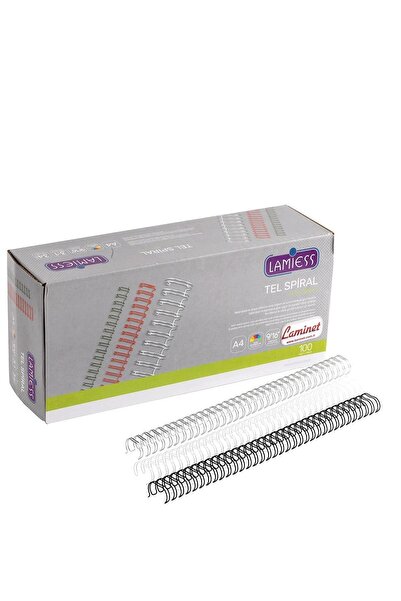 Lamiess 3:1 - 3/8 Tel Spiral Beyaz 100 'lü