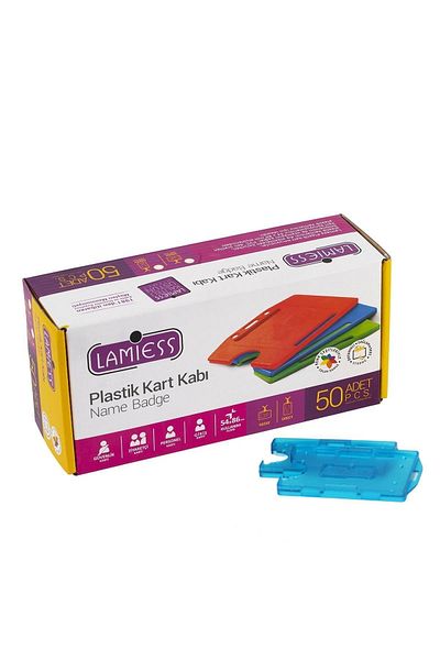 Lamiess Lms 211 Horizontal Vertical Double Chamber Card Container Blue