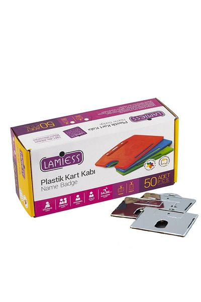 Lamiess Lms 214 Horizontal Plastic Card Container Chrome