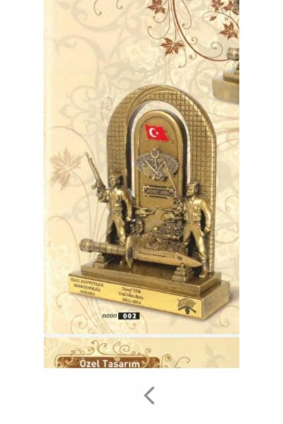 ATOLYECLARTE Ikili Komando Bicakli Heykel