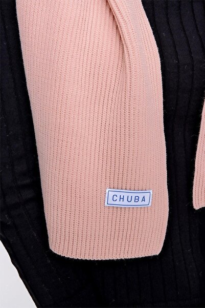 CHUBA Kadın Selanik Triko Atkı Pudra 22wk271