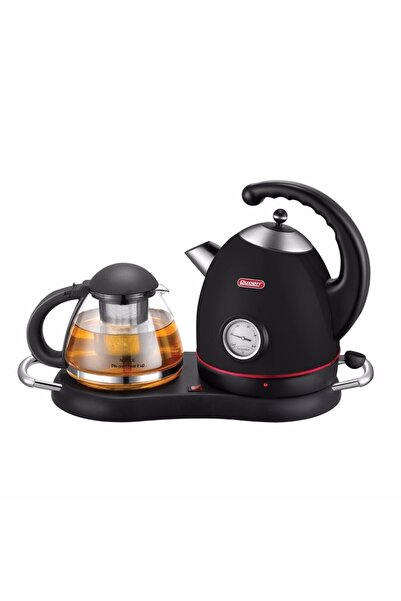Bşr Perakende Queen Teachat Çay Seti-georgia Siyah (glt9a)