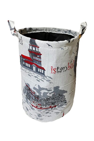 Vip Home Concept اسطنبول - سلة ألعاب، طبقة مزدوجة وقماش، سلة قابلة للطي VIP