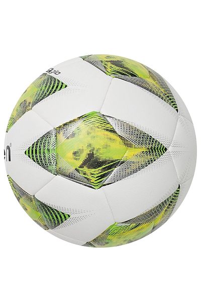 MOLTEN F5A3400 Pu Leather Football Ball - Hybrid Glued and Stitched, Carpet Field-Grass No:5