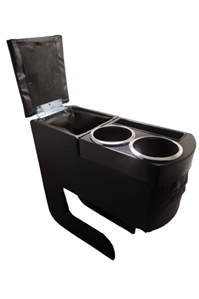 YAVAS OTO Montajsız Kolçak Siyah Çift Bardaklı