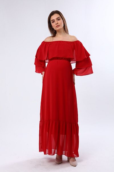ADASTYLE Chiffon Maternity Shooting Dress Ada-96120