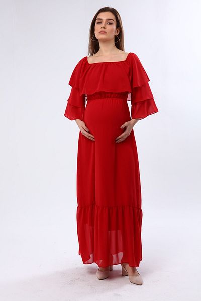 ADASTYLE Chiffon Maternity Shooting Dress Ada-96120