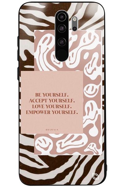 WANNA PROTECT حافظة هاتف Xiaomi Redmi Note 8 Pro Zebra Premium منقوشة لامعة
