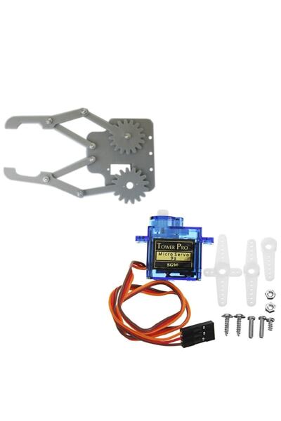 Arduino Emes Robotik Grıpper Kıskaç Seti 1 Dof