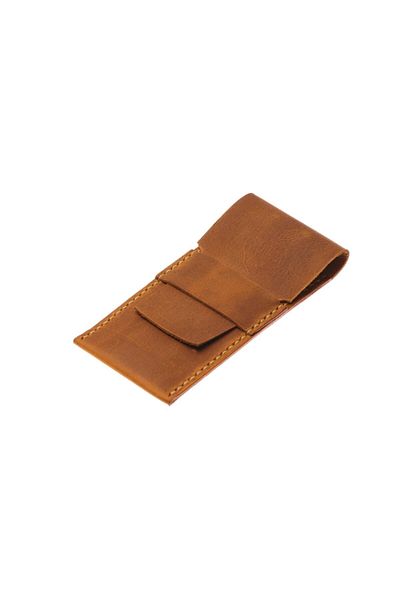 REON CRAFT Handmade Genuine Leather Pen Holder Camel