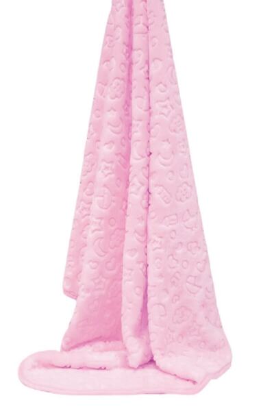 Özdilek Bebek Battaniyesi Pembe 100x120 Cm Kalın Battaniye