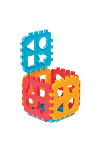 Dede Oyuncak Bultak Cube Puzzle Educational Baby Bultak Geometric Shape Colorful Toy