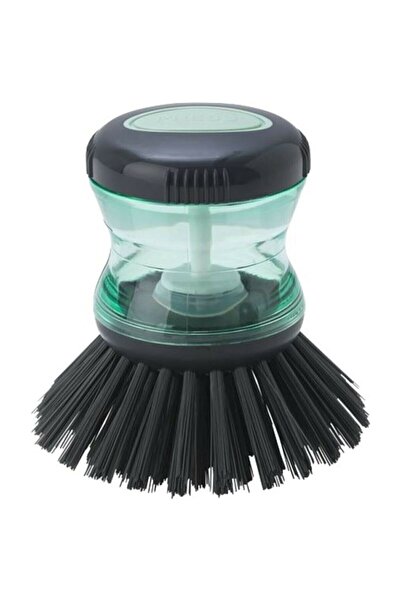 Kaşbaşı Home Deterjan Hazneli Kullanışlı Bulaşık Fırçası Butonlu Pratik Kulla...