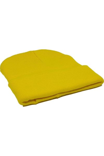 eleven market Yellow Basic Beret Plain Beret Unisex