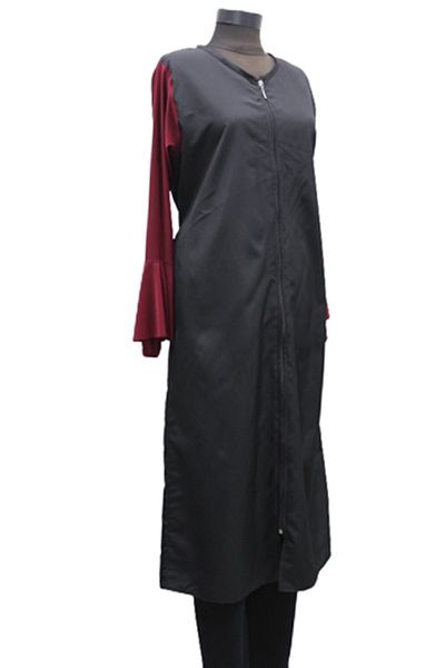 eflin Women's Clothing Black-burgundy Full Covered Hijab Swimsuit Including Bonnet Plus Size Options